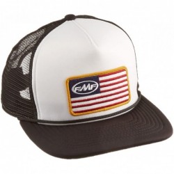 Baseball Caps Unisex-Adult Stars and Bars 2 Snapback Trucker Hat (White- One Size) - F35196109WHTONZ - White - C8127DNJ3KL $3...