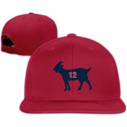 Baseball Caps Adjustable Baseball Cap Blue Navy England Brady Goat Cool Snapback Hats - Dark Red5 - C918Z3YUCQI $24.53