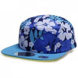 Baseball Caps Floral 5 Panel Hats - Turquoise - C411YA0J3L9 $29.53