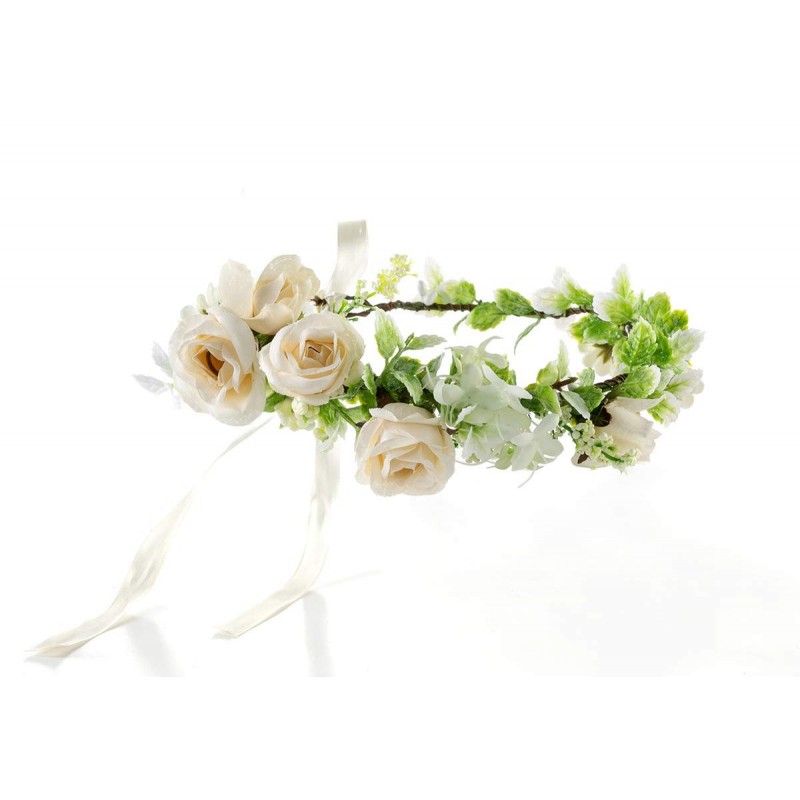 Headbands Floral Crown Green Headpiece Bridal Accessories Wedding Crown (C-headpiece) - C-headpiece - CZ18SYSN6SU $28.84