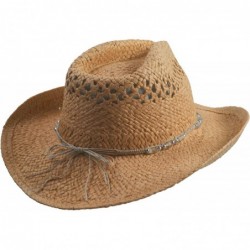 Cowboy Hats Outback Toyo Cowboy Hat - Brown - CX18EXWTOQO $30.28
