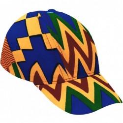 Baseball Caps African Print Hat Ankara Wax Hats - A - C218YZQEUNO $39.94