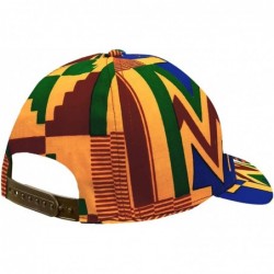 Baseball Caps African Print Hat Ankara Wax Hats - A - C218YZQEUNO $47.60