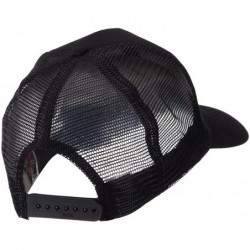 Baseball Caps Skull and Choppers Embroidered Military Patched Mesh Cap - Jolly Roger - C411FITPVYZ $35.18