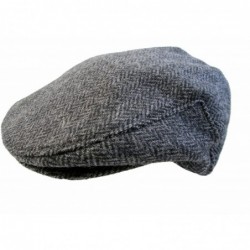 Newsboy Caps Irish Tweed Cap Made in Ireland Flat Cap Vintage Design Fuller Fit 100% Wool - CP116JEIA8B $68.42