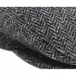 Newsboy Caps Irish Tweed Cap Made in Ireland Flat Cap Vintage Design Fuller Fit 100% Wool - CP116JEIA8B $68.42