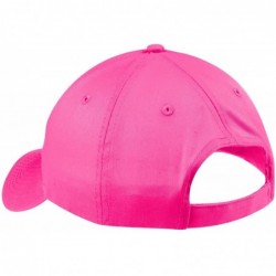 Baseball Caps Port & Company - Six-Panel Twill Cap. CP80 - Neon Pink - C11260ASVD7 $12.83