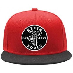 Baseball Caps Unisex Dad Cap Trucker-Klein-Tools-Hat Casual Breathable Baseball Snapback - Red-66 - CI18Q6O3ASN $21.47