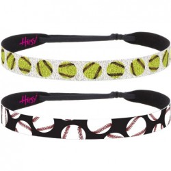 Headbands Baseball & Softball Adjustable No Slip Fast Pitch Hair Headbands for Women Girls & Teens - C918G28M9HW $34.21