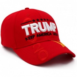 Baseball Caps Donlad Trump MAGA Keep America Great Trump 2020 Hat Camo Baseball Outdoor Cap for Men or Women - Hat-c-red - CB...