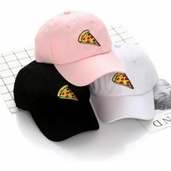 Baseball Caps Pepperoni Pizza Embroidered Dad Hat Adjustable Cotton Cap Baseball Cap for Men and Women - Black Style 1 - C118...