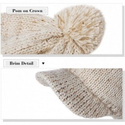 Newsboy Caps Womens Knit Newsboy Cap Warm Lined Winter Hat 100% Soft Acrylic with Visor - 89230_grey - C6188A8N72L $23.06