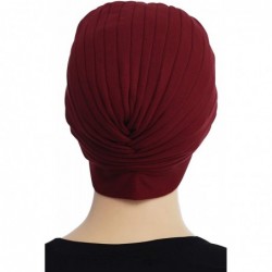 Skullies & Beanies Turban Hat Cap for Women Stylish Cotton Chemo Beanie Hat Caps - Dove Gray - C718IYLMO58 $41.51