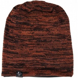 Skullies & Beanies Slouch Beanie Hats for Men Winter Summer Oversized Baggy Skull Cap - Rust - CR127BCFKSD $19.93