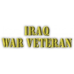 Skullies & Beanies Custom Beanie for Men & Women Iraq War Veteran Embroidery Acrylic Skull Cap Hat - Navy - CX18ZWOLGQS $37.89