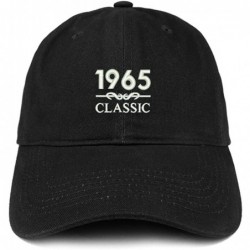 Baseball Caps Classic 1965 Embroidered Retro Soft Cotton Baseball Cap - Black - CK18CO0AU8A $38.31