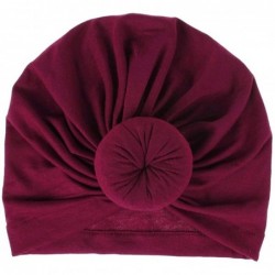 Skullies & Beanies Women's Knotted Hat Cap India's Hat Turban Headwear Beanie Chemo Cap Hair Loss Hat - Xm038-5color - C4199C...