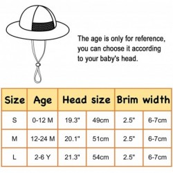 Sun Hats Toddler's Adjustable UPF 50+ Sun Protection Wide Brim Travel Hat - Royal - C1193ZW84XK $26.59