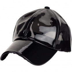 Baseball Caps Womens Transparent Waterproof PVC Rain Baseball Cap - Black - CN18R6K9Z3S $25.97