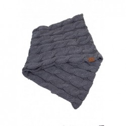 Skullies & Beanies 3pc Set Faux Fur Trendy Ribbed Knit Pom Pom Beanie- Fur Gloves and Scarf - CJ18GNK9RH2 $97.98