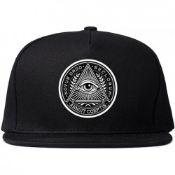 Baseball Caps Illuminati Eye Triangle Snapback Hat Cap - CO12N465A1P $39.76
