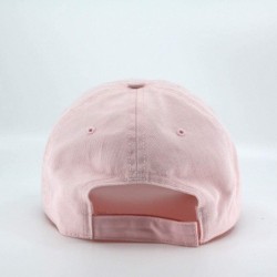Baseball Caps Blank Dad Hat Cotton Adjustable Baseball Cap - Soft Pink - CV12NYMATAE $20.38