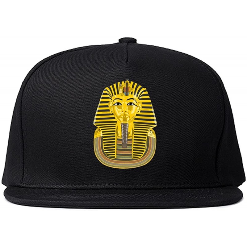 Baseball Caps Pharaoh Egypt Gold Egyptian Head Snapback Hat - CM11NNKTJ5D $32.32