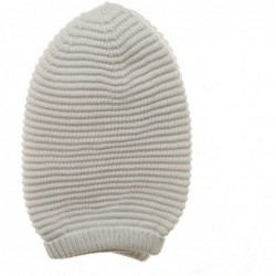 Skullies & Beanies Medium Crown New Rasta Beanie Hat - White OSFM - CP112KUH0AR $25.59