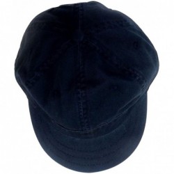 Baseball Caps Women's Cotton Twill Cap- Short Bill Trucker/Baseball Style Hat- One Size Fits All. - Navy - CE11FU6HBRB $12.53