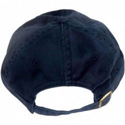 Baseball Caps Women's Cotton Twill Cap- Short Bill Trucker/Baseball Style Hat- One Size Fits All. - Navy - CE11FU6HBRB $12.53