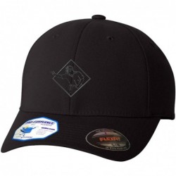 Baseball Caps Baseball Umpire Flexfit Adult Pro-Formance Hat Black Large/X-Large - CF184SWYE8L $40.89