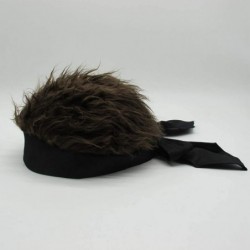 Sun Hats Flair Hair Sun Visor Cap with Fake Hair Wig Baseball Cap Hat - Brown - C718MCM06UG $30.50