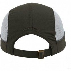 Sun Hats Unstructured UV Baseball Cap with Reflective Tape 22-24.4in - Army Green - CW18GOGQ0NI $16.17