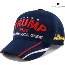 Baseball Caps Original Exclusive Donald Trump 2020" Keep America Great/Make America Great Again 3D Signature Cap - CC18WNCQHW...