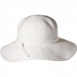 Sun Hats Women's Ribbon Braid Large Brim Hat - Once Size - White - C611604QEI9 $48.71