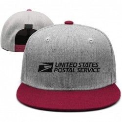 Baseball Caps Mens Womens USPS-United-States-Postal-Service-Logo- Custom Adjustable Fishing Cap - Burgundy-1 - CM18NL5QQSU $3...