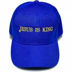 Baseball Caps Jesus is King Hat - Kayne West-Inspired Merchandise Blue - C7192057G9R $19.64
