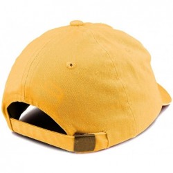 Baseball Caps Established 1949 Embroidered 71st Birthday Gift Pigment Dyed Washed Cotton Cap - Mango - CS180L905XO $25.23