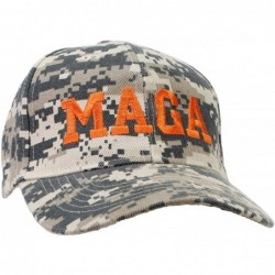 Baseball Caps Adult Embroidered MAGA Donald Trump Adjustable Ballcap - Digital Camo - CC18RLRWQ6G $23.62