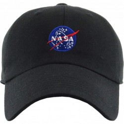 Baseball Caps Vintage NASA Insignia Dad Hat Collection Baseball Cap Polo Style Adjustable Worm - CH18NOURZIS $16.74