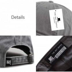 Baseball Caps 100% Cotton Pigment Dyed Low Profile Dad Hat Six Panel Cap - 1. Grey - C3189A2IMKI $13.47