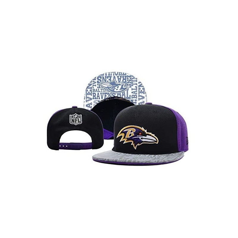 Skullies & Beanies Fans Baseball Hats Winter Knitted Hat Cuffed Football Beanie with Pom - Baltimore_ravens - CM194EE4CMG $12.26