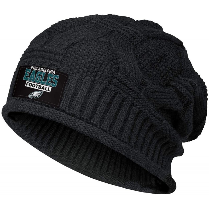 Skullies & Beanies Trendy Winter Warm Beanie Hats for Men's Women Chunky Stretchy & Soft Knit Beanie Sports Knitting Caps - C...
