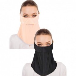 Balaclavas 2 Pieces Unisex Face Cover Sun Protective Face Bandana Women Summer UV Protection Face Scarf - C118UNM5LTH $21.83