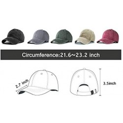 Baseball Caps The Walking Dead Men's&Women Unisex Distressed Caps with Adjustable Strap - Black - CH18R2HILWY $12.26