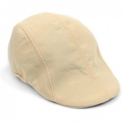 Newsboy Caps Unisex Classic Solid Color Ivy Hat - Pebble - C117YTIR5E5 $18.88