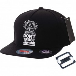 Baseball Caps Snapback Hat Illuminati Patch Hip Hop Baseball Cap AL2390 - Black - CP12JHRVPLL $47.15