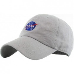 Baseball Caps Vintage NASA Insignia Dad Hat Collection Baseball Cap Polo Style Adjustable Worm - C2183RMM942 $26.23