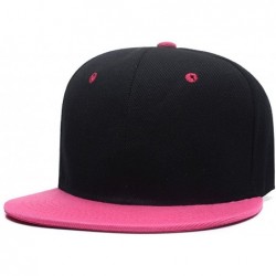 Baseball Caps Custom Embroidered Hat-Personalized Hat-Trucker Cap-Adjustable Dad Cap Add Text(Black) - Black Pink - CD18H254U...