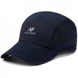 Baseball Caps Womens Mens Baseball Cap Quickly Dry Breathable Mesh Sun Hats Peaked Cap Adjustable Snapback - Blue - CK184DUUR...